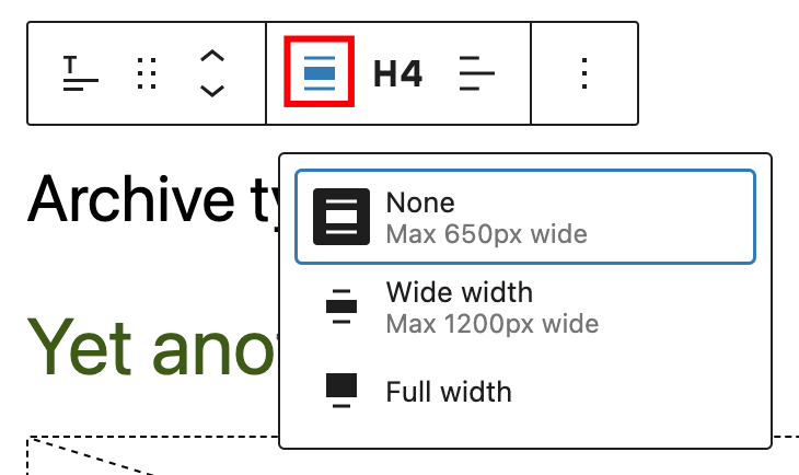 Block alignment tools