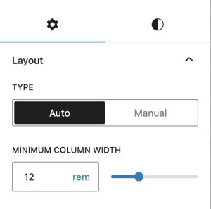 Layout Auto option