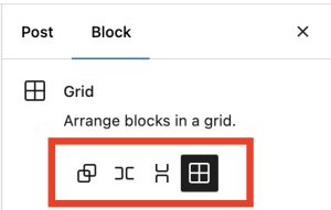 Settings icons